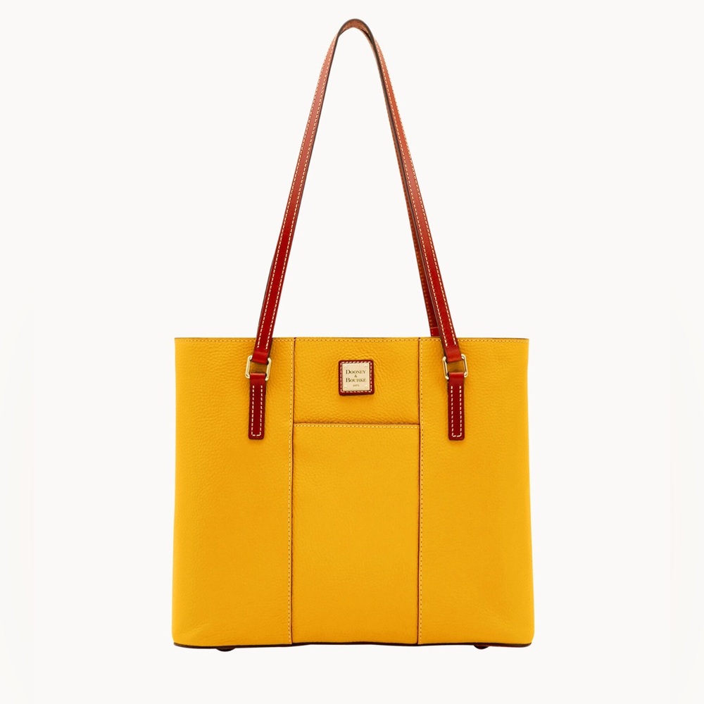 Dooney & Burke Lexington collection pebble grain leather tote bag